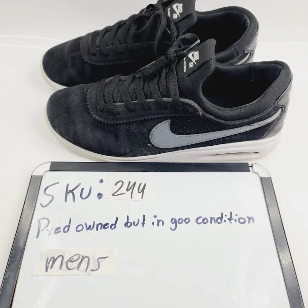 Nike Men's Black SB Bruin Max Vapor 882097-001 Athletic Sneaker‎ Size 10.5